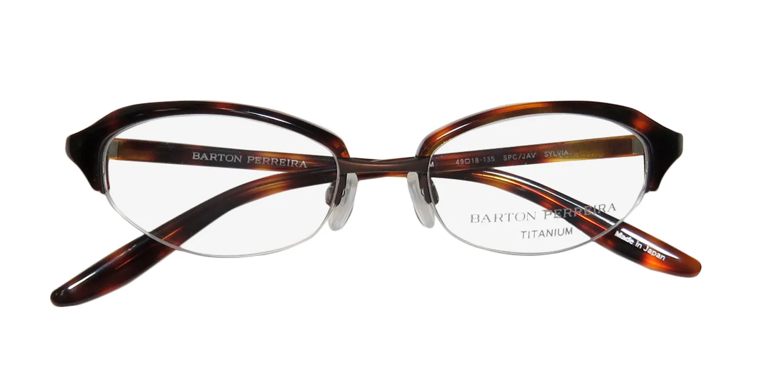 Barton Perreira Sylvia spc/jav Eyeglasses Havana 49mm 2
