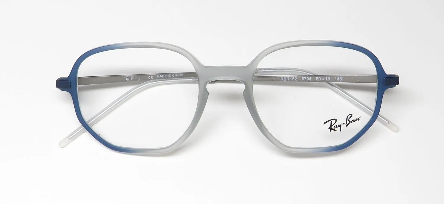 Ray-Ban 7152 5794 Eyeglasses Matte Blue 50mm Men 2