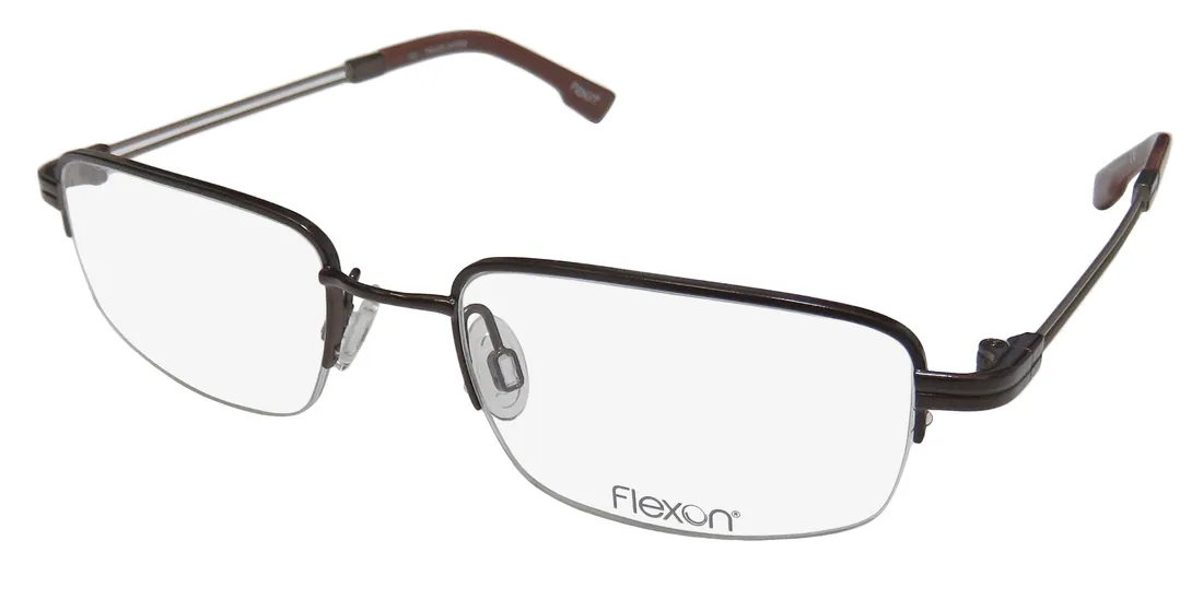 Flexon E1004 210 Eyeglasses Brown 51mm Men