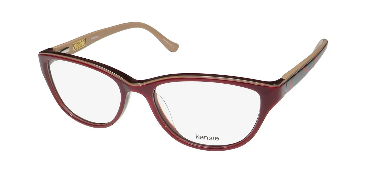 Kensie Gorgeous bu Eyeglasses Burgundy 51mm