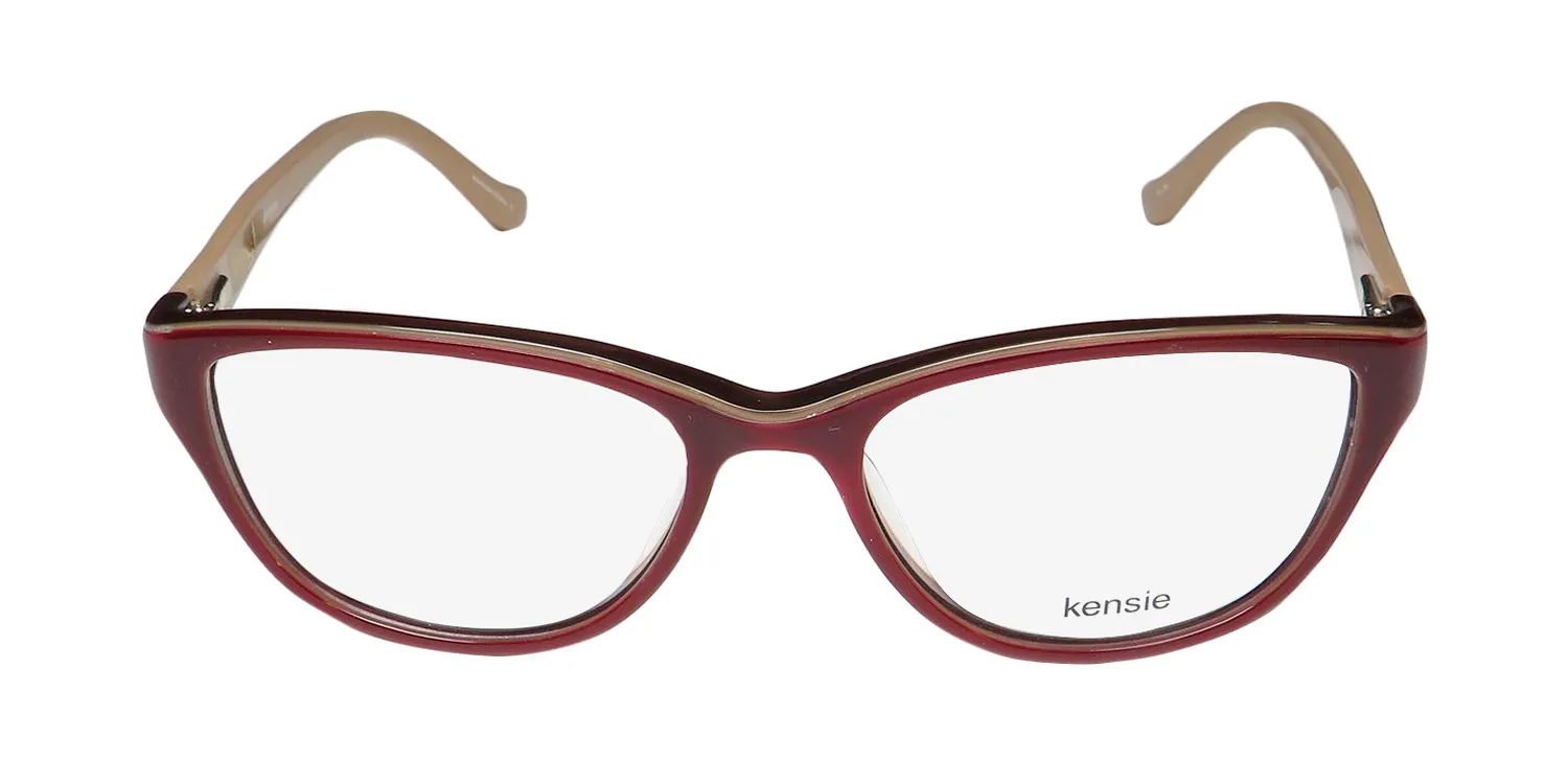 Kensie Gorgeous bu Eyeglasses Burgundy 51mm 3