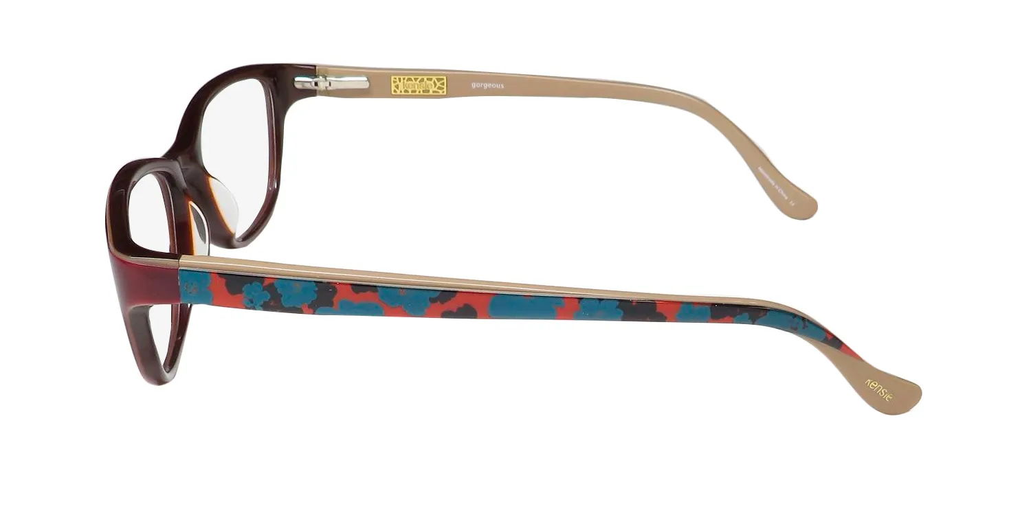 Kensie Gorgeous bu Eyeglasses Burgundy 51mm 4
