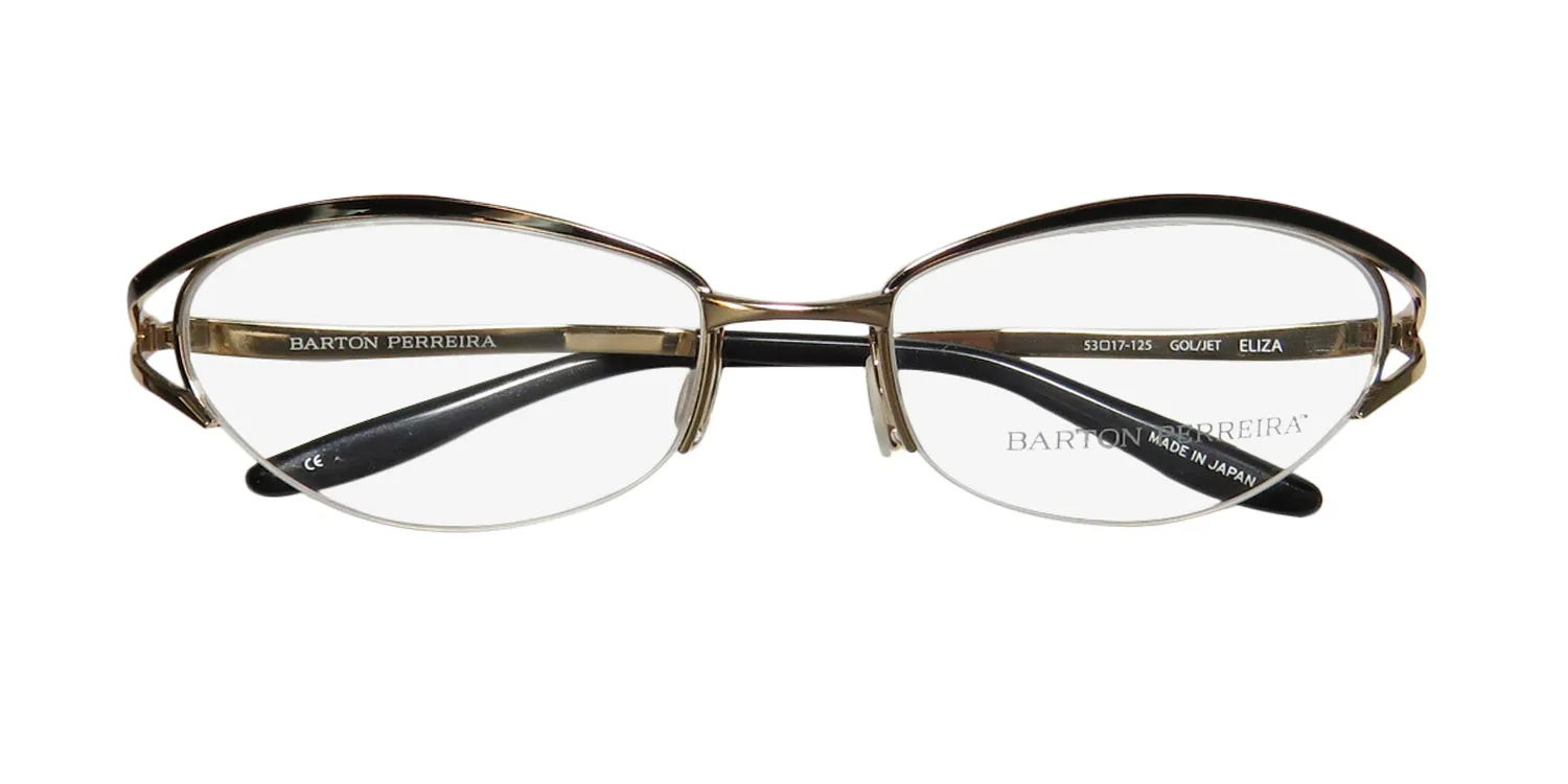 Barton Perreira Eliza gol/jet Eyeglasses Black 53mm 2