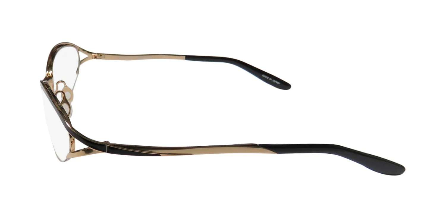 Barton Perreira Eliza gol/jet Eyeglasses Black 53mm 4