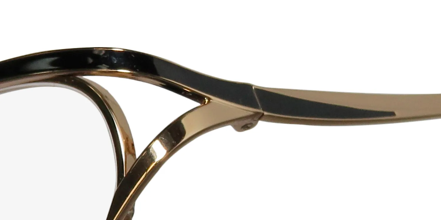 Barton Perreira Eliza gol/jet Eyeglasses Black 53mm 6