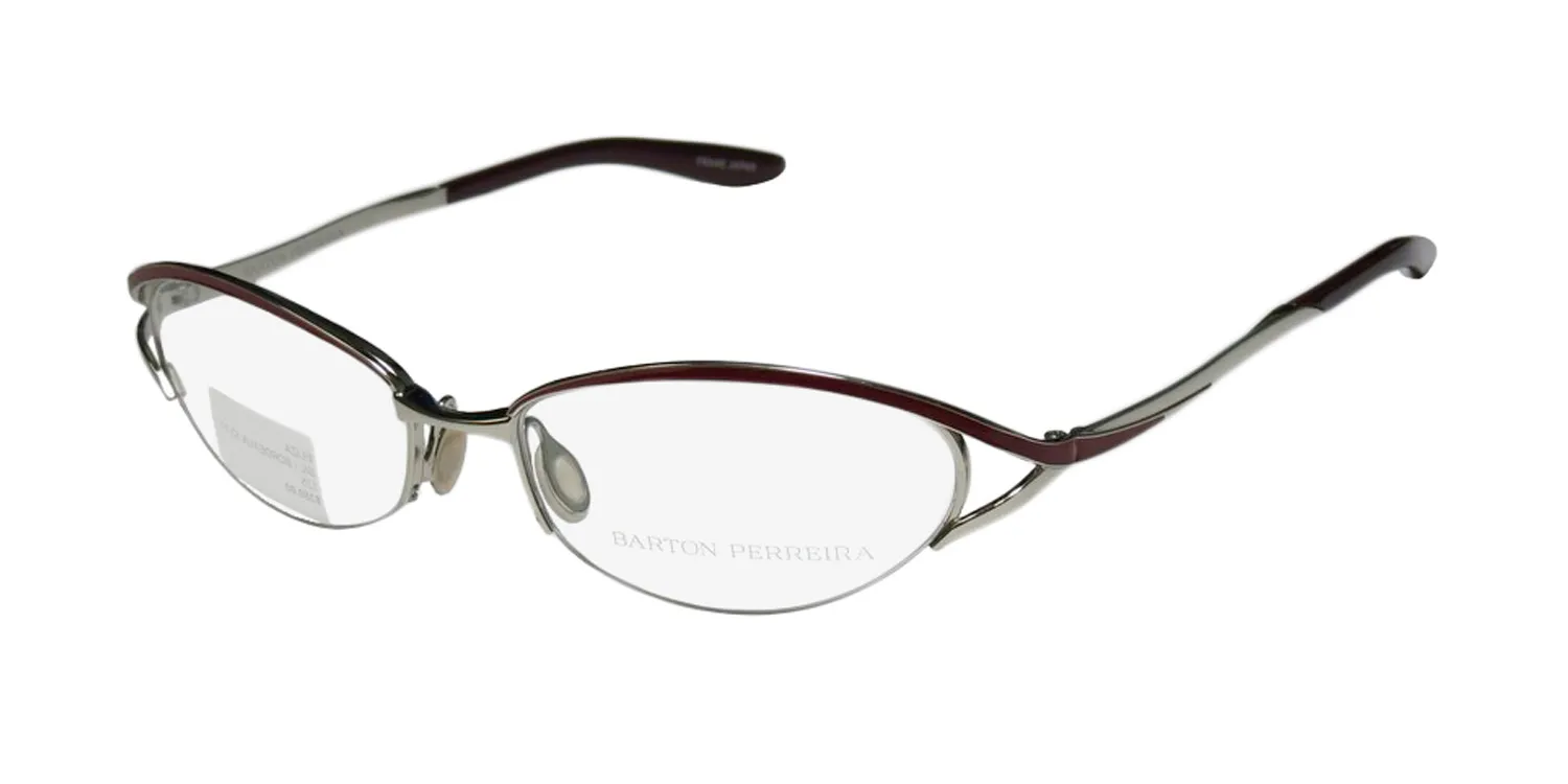 Barton Perreira Eliza sil/bor Eyeglasses Shiny Silver 53mm