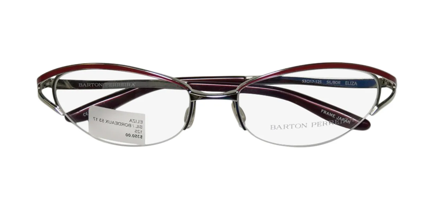 Barton Perreira Eliza sil/bor Eyeglasses Shiny Silver 53mm 2