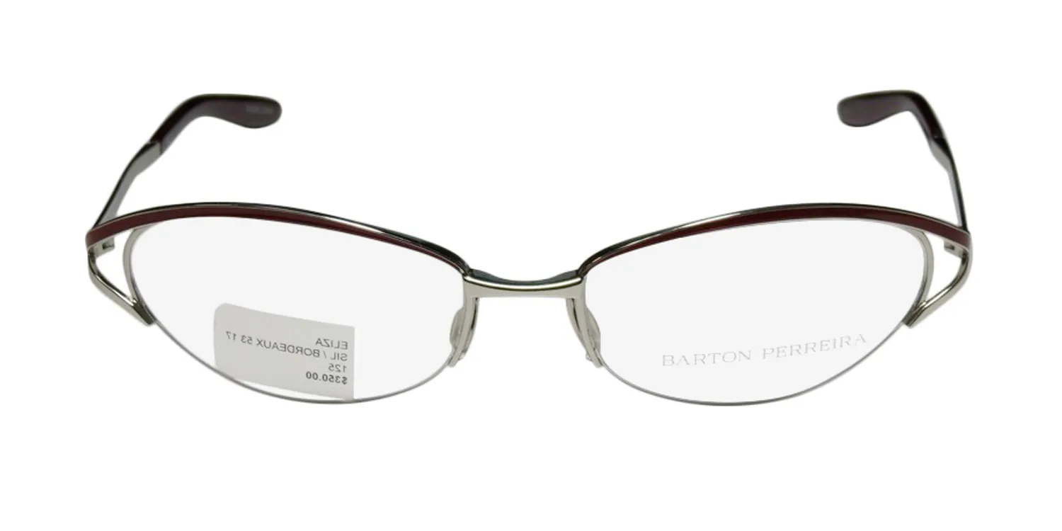 Barton Perreira Eliza sil/bor Eyeglasses Shiny Silver 53mm 3