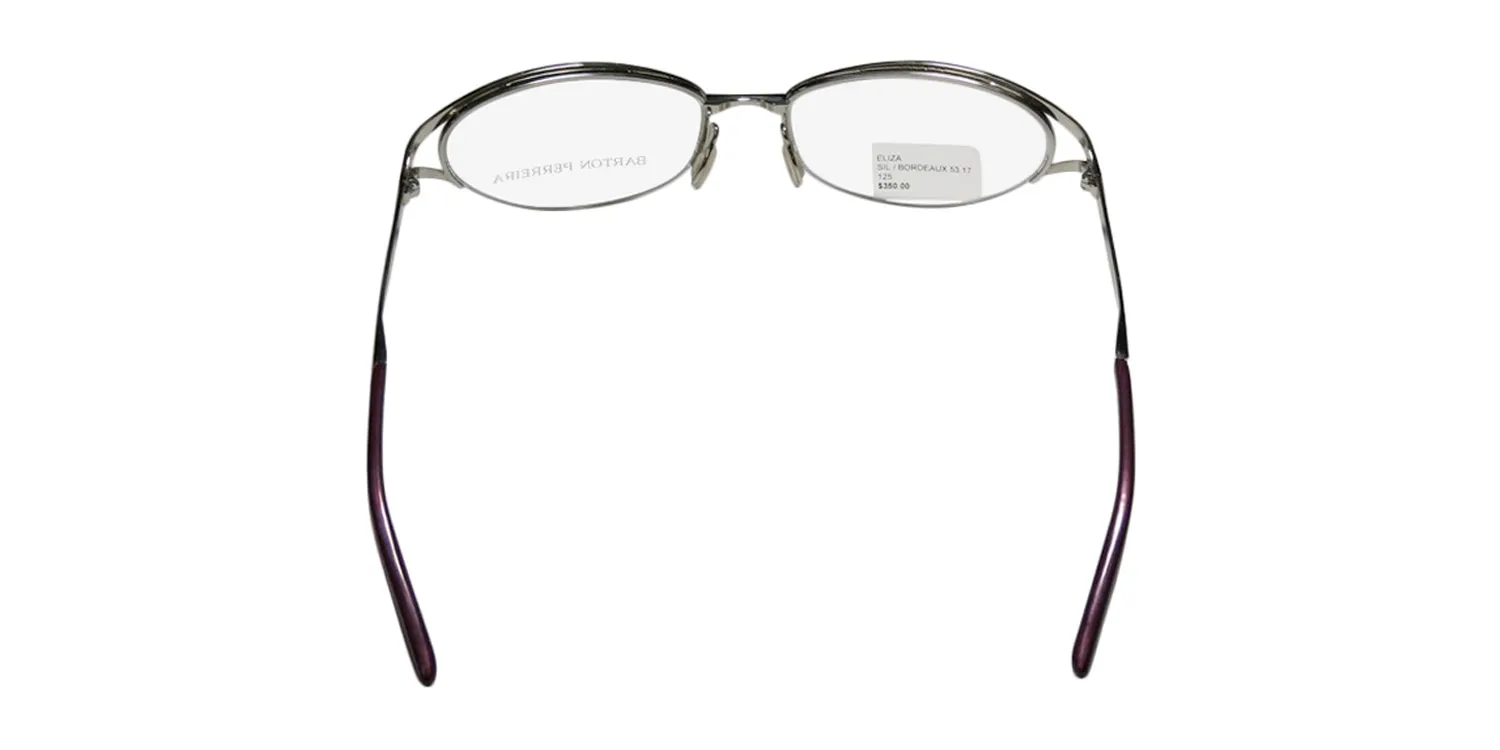 Barton Perreira Eliza sil/bor Eyeglasses Shiny Silver 53mm 5