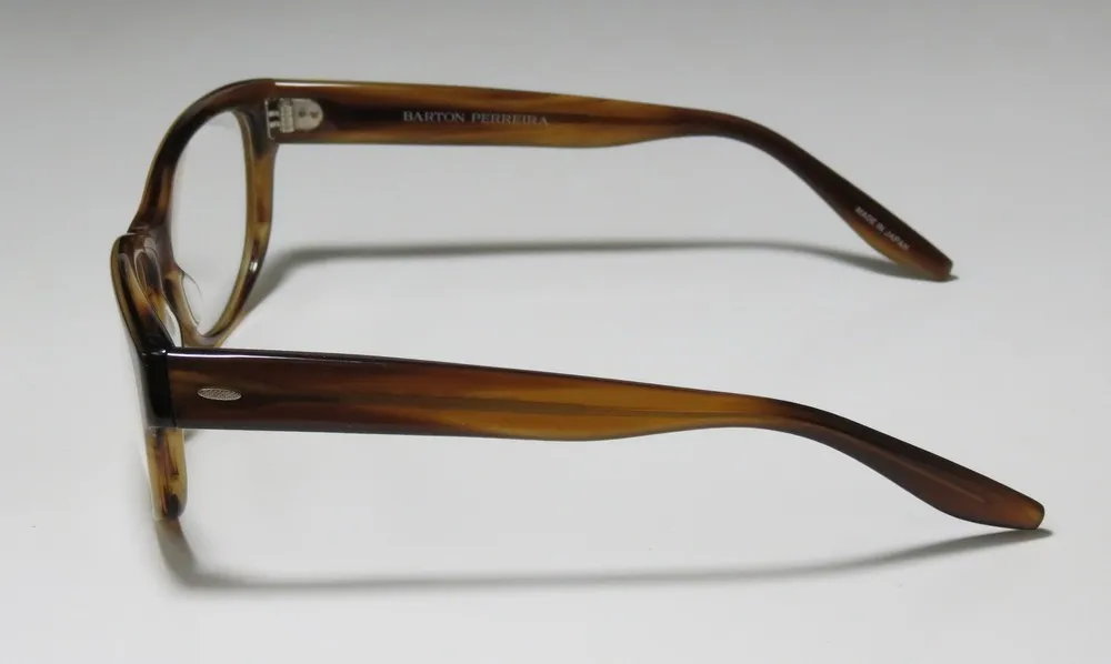Barton Perreira Brooke umt Eyeglasses Striped Brown 53mm Women 4