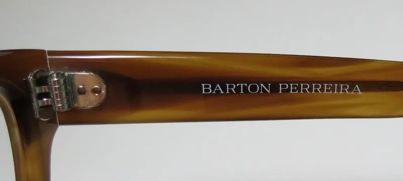 Barton Perreira Brooke umt Eyeglasses Striped Brown 53mm Women 7