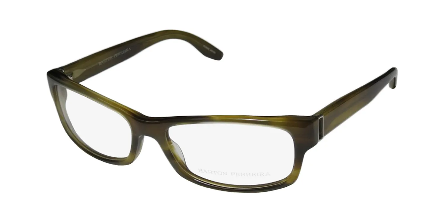 Barton Perreira The Associate sot Eyeglasses Striped Khaki 56mm