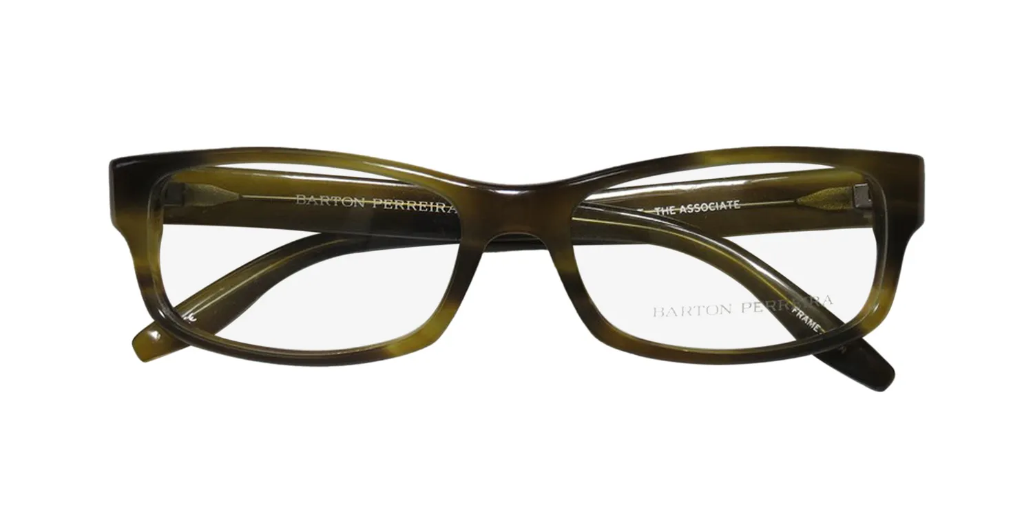 Barton Perreira The Associate sot Eyeglasses Striped Khaki 56mm 2