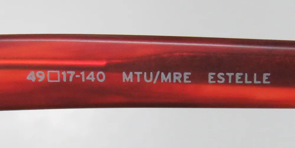Barton Perreira Estelle mtu/mre Eyeglasses Matte Red 49mm 8