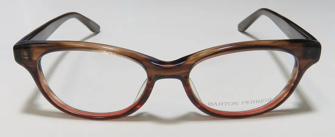 Barton Perreira Sherilyn gyr Eyeglasses Striped Brown 49mm 3