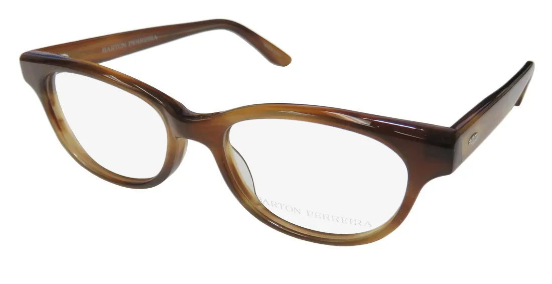 Barton Perreira Sherilyn umt Eyeglasses Striped Brown 49mm