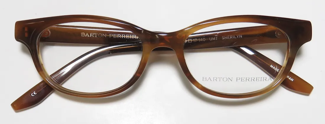 Barton Perreira Sherilyn umt Eyeglasses Striped Brown 49mm 2