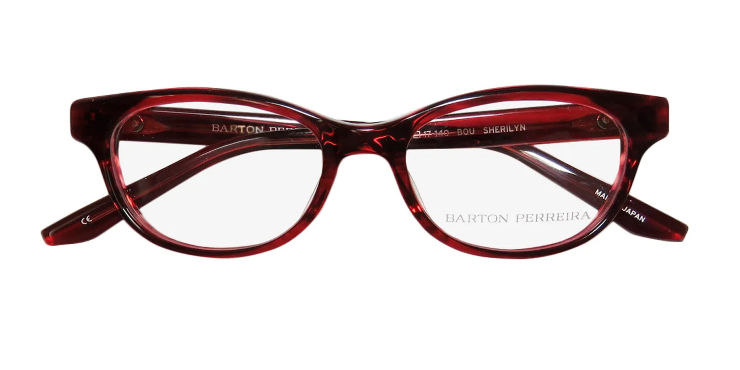 Barton Perreira Sherilyn bou Eyeglasses Transparent Red 49mm 2