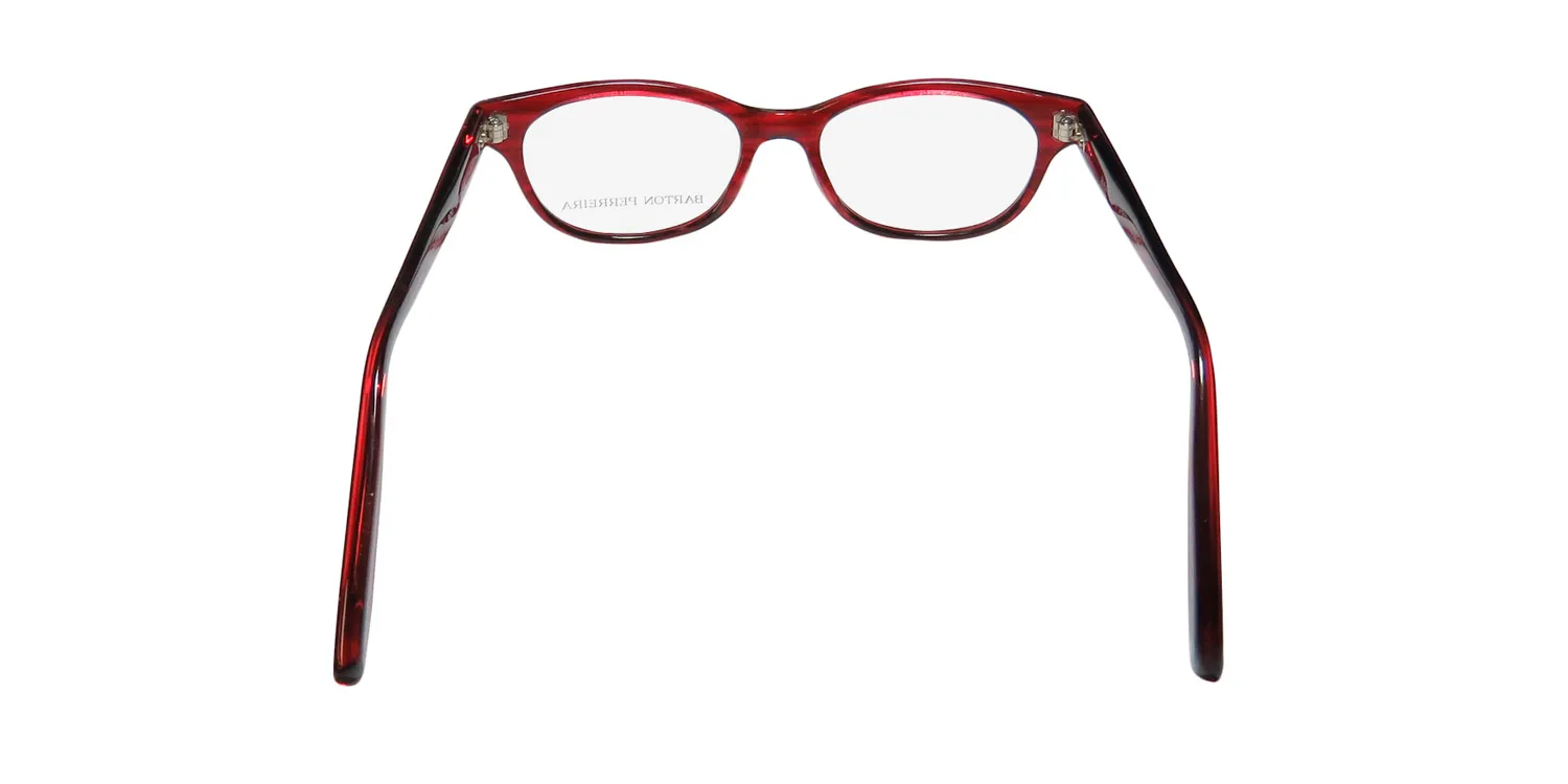 Barton Perreira Sherilyn bou Eyeglasses Transparent Red 49mm 5