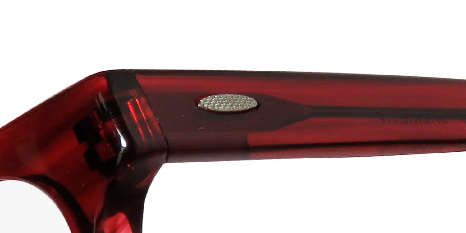 Barton Perreira Sherilyn bou Eyeglasses Transparent Red 49mm 6