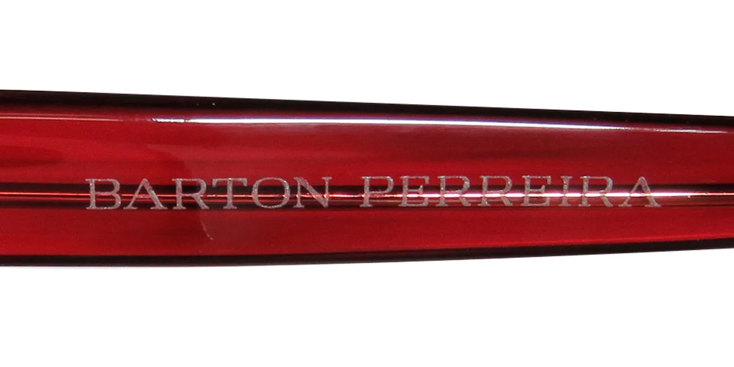 Barton Perreira Sherilyn bou Eyeglasses Transparent Red 49mm 7