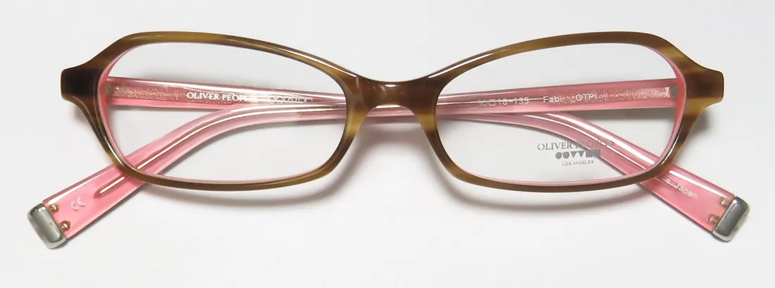 Oliver Peoples Fabi otpi Eyeglasses Khaki Horn 50mm 2