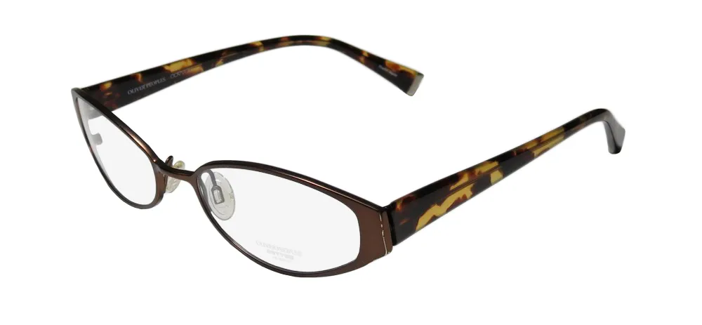 Oliver Peoples Treasure mbir Eyeglasses Brown 52mm