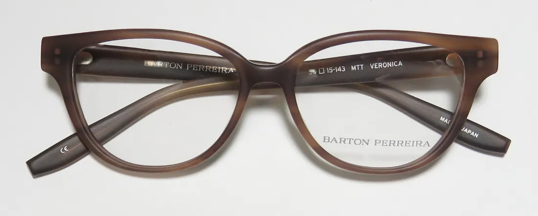 Barton Perreira Veronica mtt Eyeglasses Matte Teak 50mm Women 2