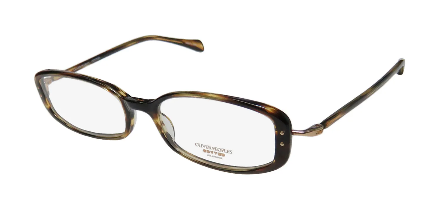 Oliver Peoples Chrisette coco Eyeglasses Tortoise Pasttern 49mm