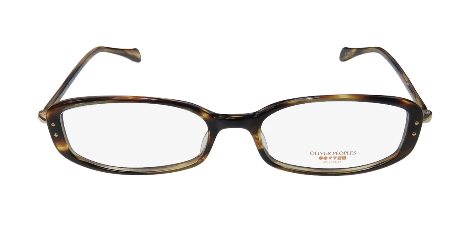 Oliver Peoples Chrisette coco Eyeglasses Tortoise Pasttern 49mm 3