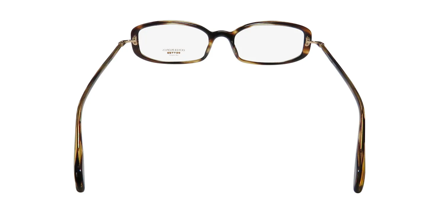 Oliver Peoples Chrisette coco Eyeglasses Tortoise Pasttern 49mm 5