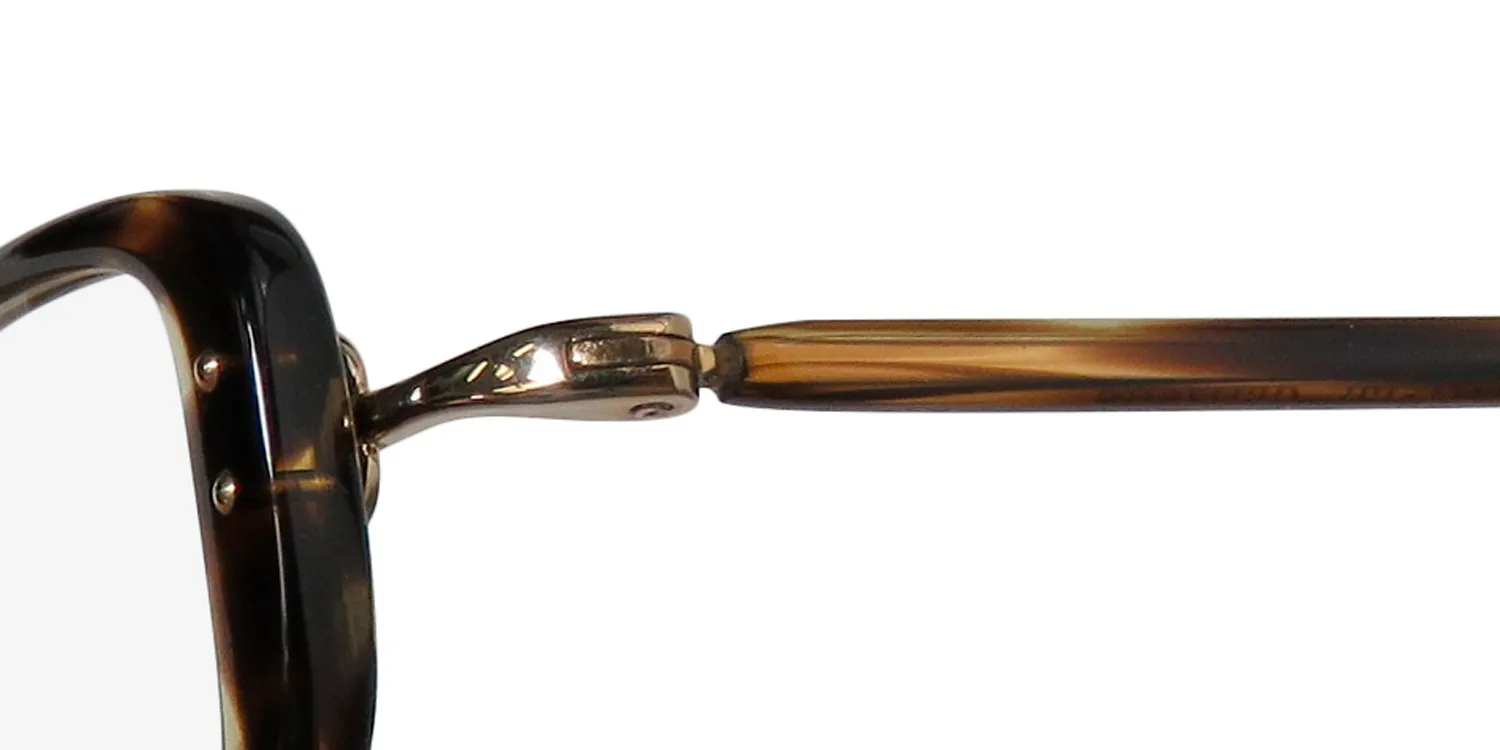 Oliver Peoples Chrisette coco Eyeglasses Tortoise Pasttern 49mm 6
