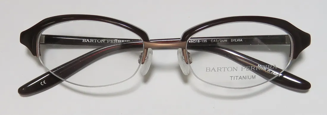 Barton Perreira Sylvia cas/dun Eyeglasses Brown 49mm 2