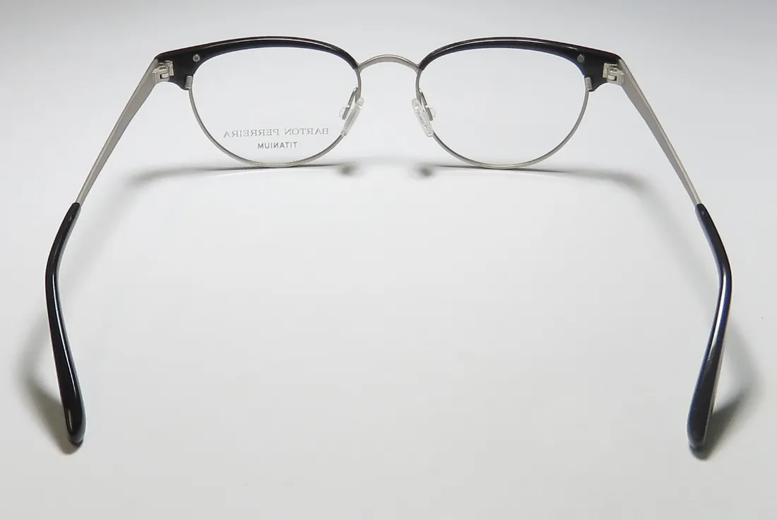 Barton Perreira Filly bla/brs Eyeglasses Brushed Silver 49mm 5