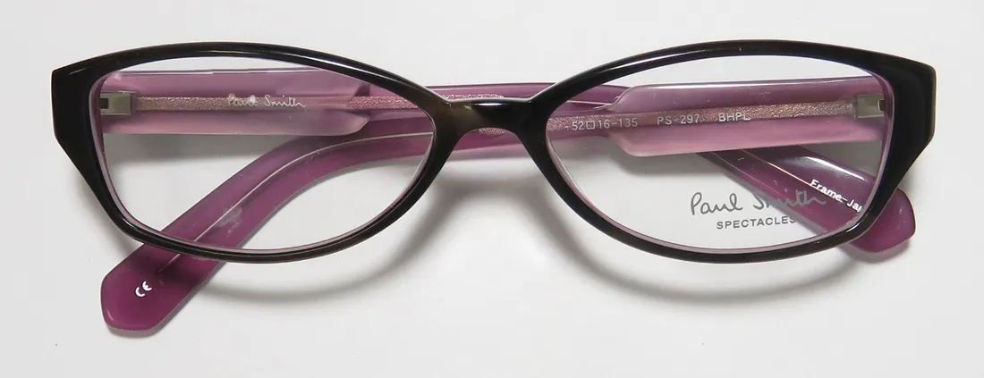 Paul Smith 297 bhpl Eyeglasses Black Horn Pattern 52mm 2