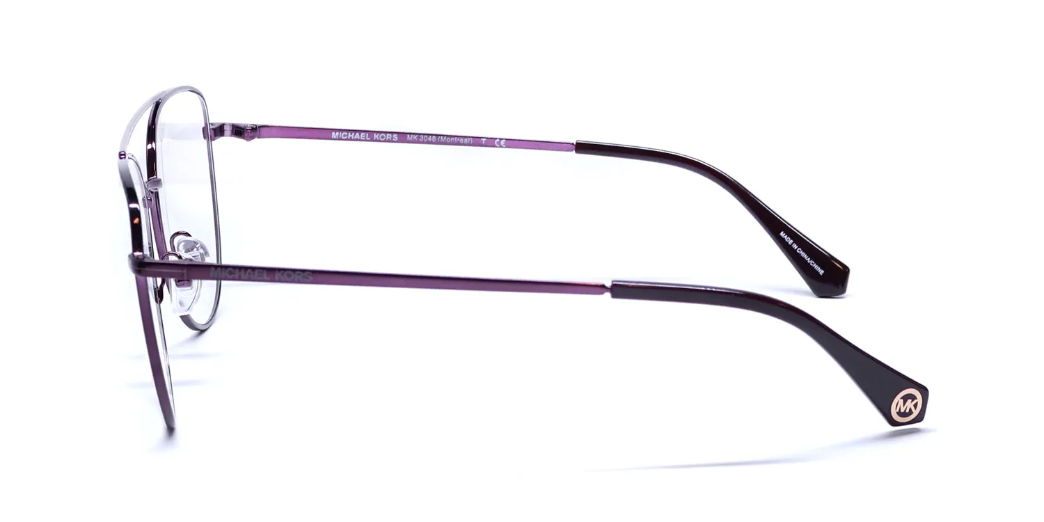 Michael Kors 3048 1688 Eyeglasses Burgundy 54mm 4