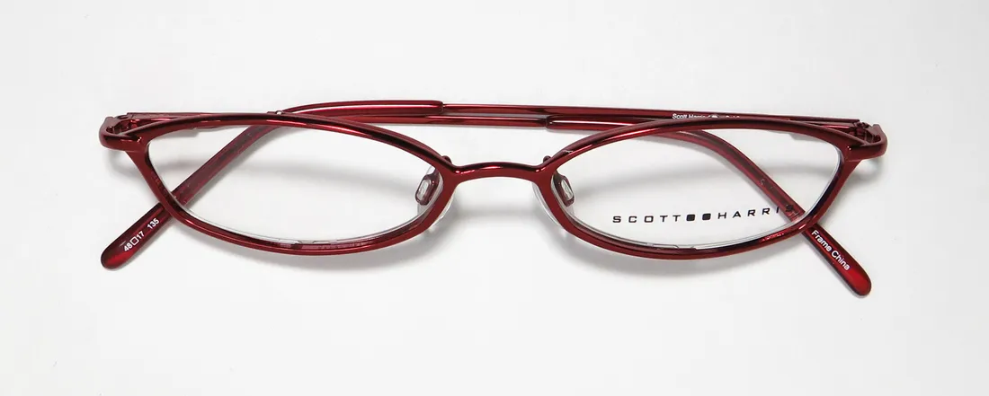 Scott Harris 181a 2 Eyeglasses Burgundy 48mm Women 2