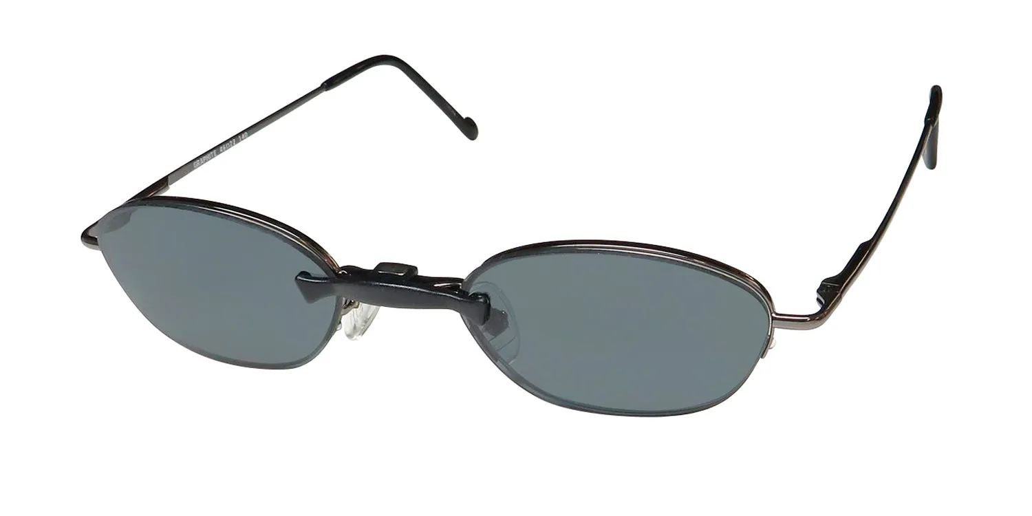 Elite Eyewear Clever Clip 106 graphite Eyeglasses Graphite 46mm Unisex