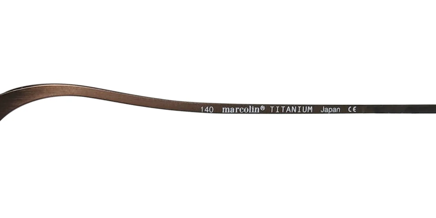 Marcolin 2031 311 Eyeglasses Matte Brown 46mm Unisex 7
