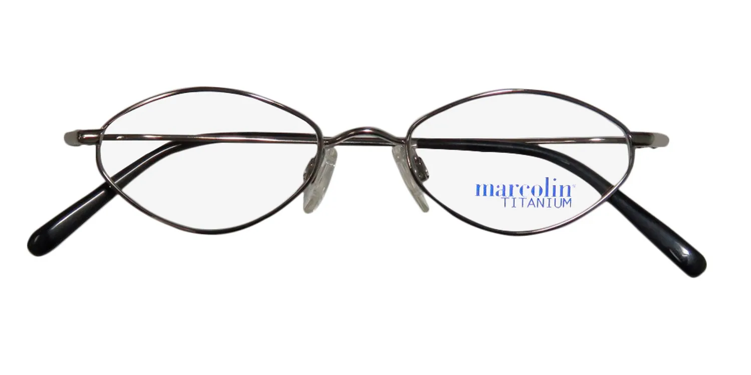 Marcolin 2031 404 Eyeglasses Gunmetal 46mm Unisex 2