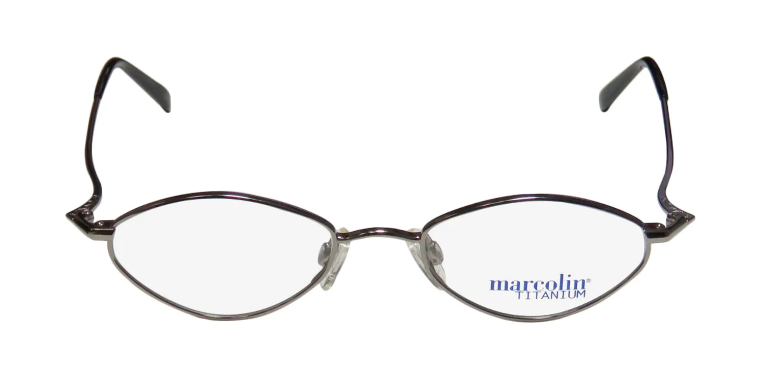Marcolin 2031 404 Eyeglasses Gunmetal 46mm Unisex 3