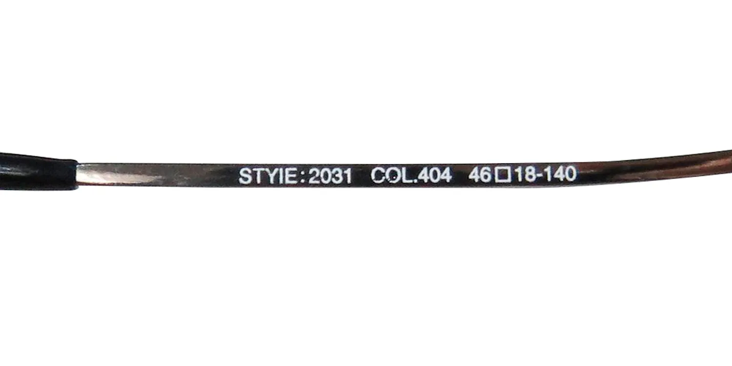 Marcolin 2031 404 Eyeglasses Gunmetal 46mm Unisex 7