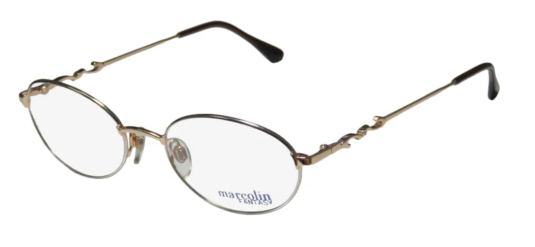 Marcolin 7191 828 Eyeglasses Gold 52mm
