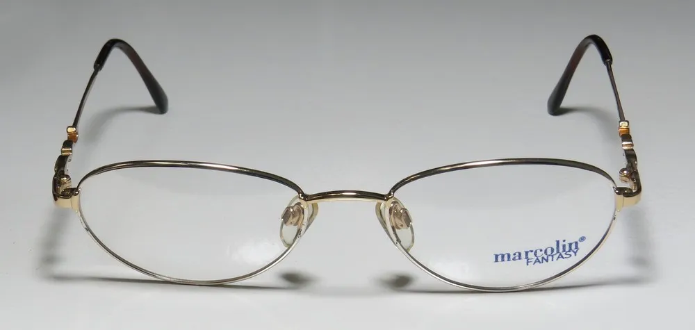 Marcolin 7193 828 Eyeglasses Gold 53mm Women 3