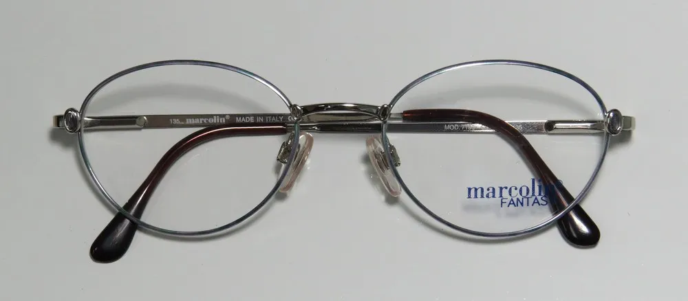 Marcolin 7196 438 Eyeglasses Silver 50mm Unisex 2