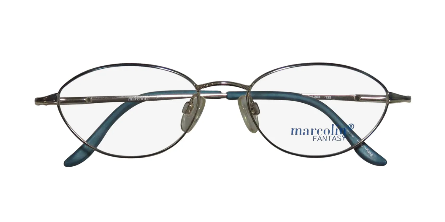 Marcolin 7209 263 Eyeglasses Gold 51mm Unisex 2