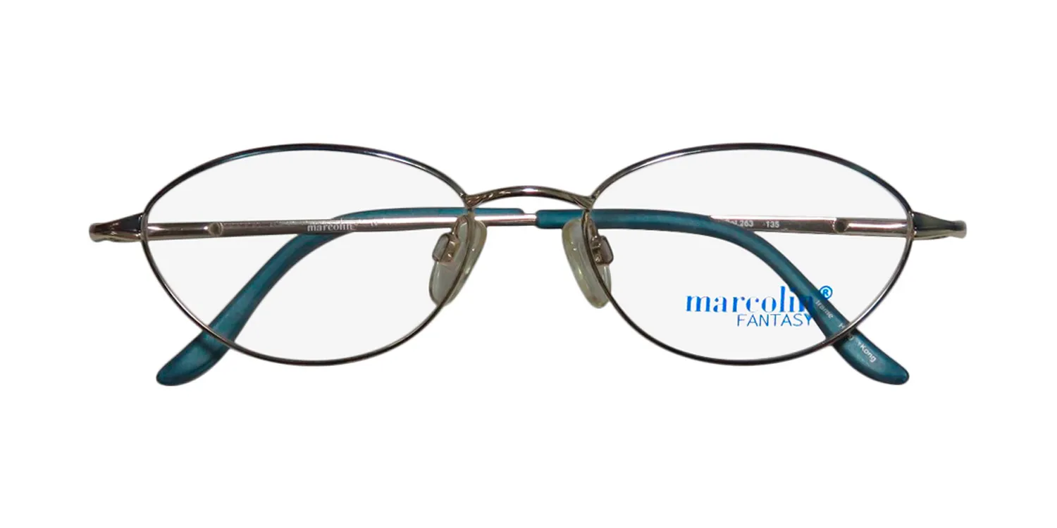 Marcolin 7209 263 Eyeglasses Gold 53mm Unisex 2