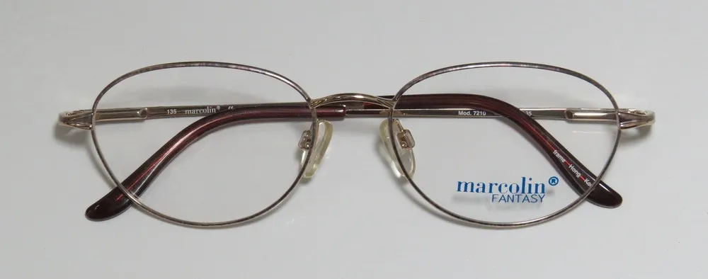 Marcolin 7210 255 Eyeglasses Gold 52mm Unisex 2