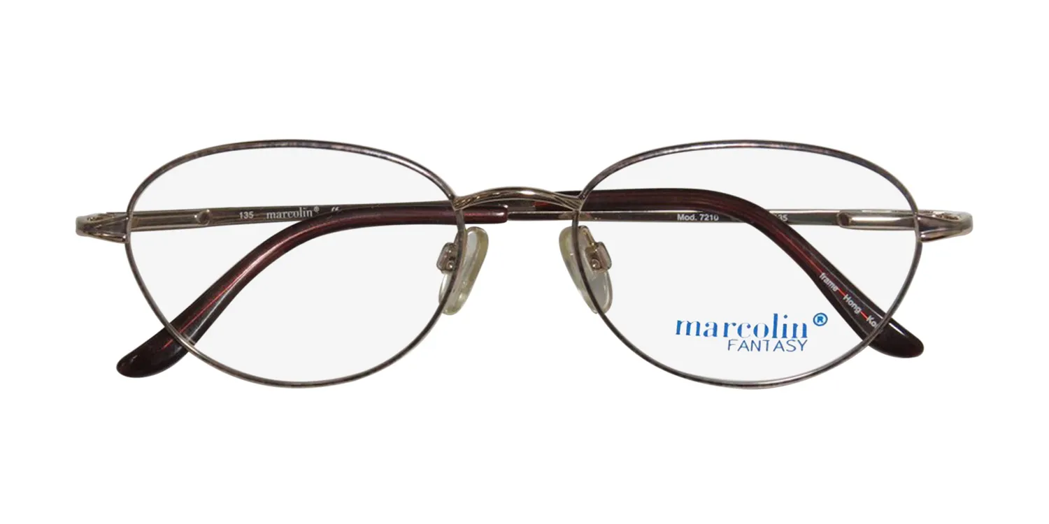 Marcolin 7210 255 Eyeglasses Gold 54mm Unisex 2