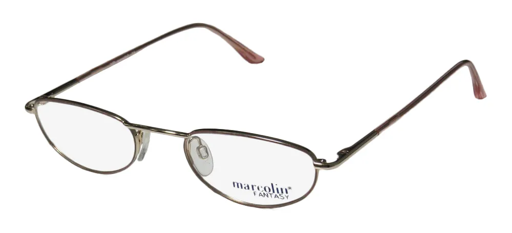 Marcolin 7215 506 Eyeglasses Gold 49mm Unisex